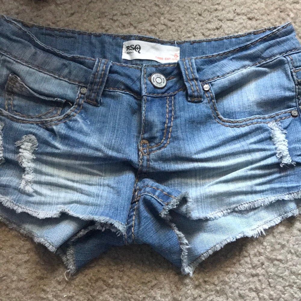 Distressed jean shorts RSQ size 5
